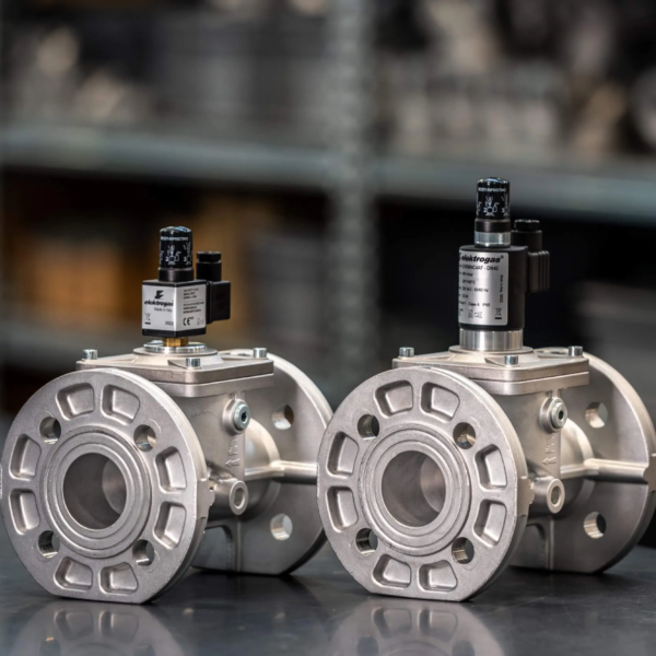 Elektromagnetni ventil za vazduh i gas Elektrogas EVRMNA8 DN80 prirubnički (sa flanšnom) Pmax=600mbar L=305mm