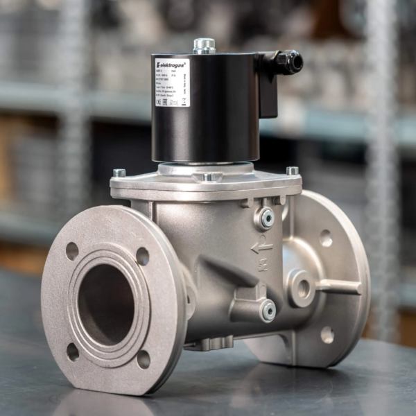 Elektromagnetni ventil za vazduh i gas Elektrogas VMR8-2 DN80 prirubnički (sa flanšnom) Pmax=200mbar L=305mm