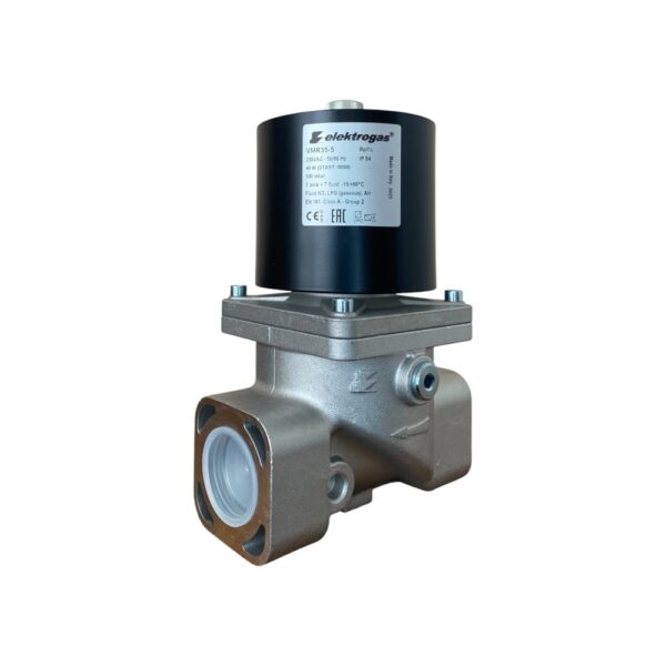 Elektromagnetni ventil za vazduh i gas VMR35-5 Rp5/4" (1"1/4) navojni Pmax=500mbar L=153mm