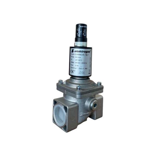 Elektromagnetni ventil za vazduh i gas Elektrogas EVRMNC3A Rp1" navojni Pmax=600mbar L=96mm