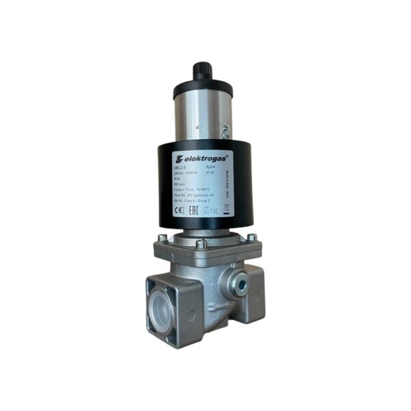 Elektromagnetni ventil za vazduh i gas Elektrogas VML2-5 Rp3/4" navojni Pmax=500mbar L=96mm