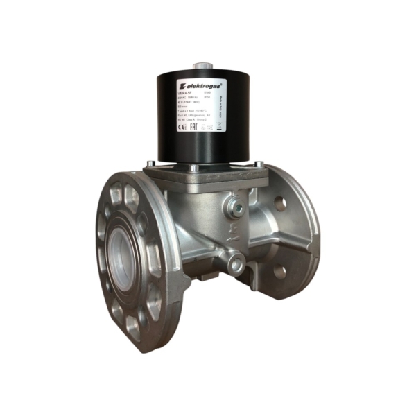 Elektromagnetni ventil za vazduh i gas Elektrogas VMR4-5F DN40 prirubnički (sa flanšnom) Pmax=500mbar L=196mm