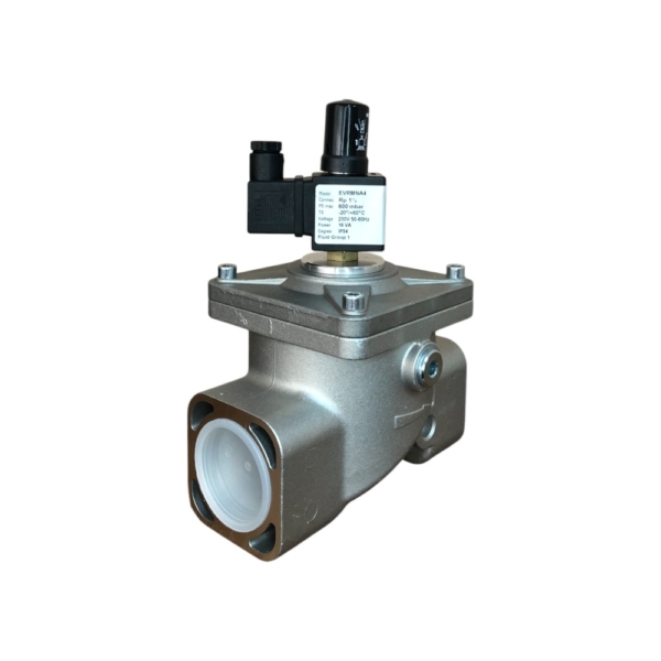 Elektromagnetni ventil za vazduh i gas Elektrogas EVRMNA4 Rp6/4" (1"1/2) navojni Pmax=600mbar L=153mm