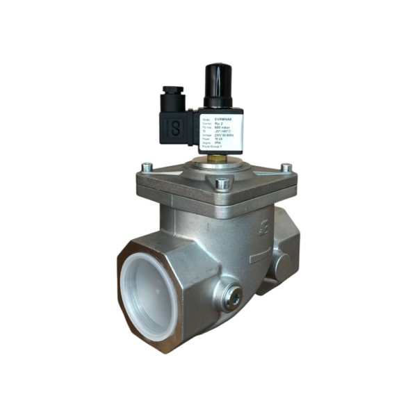 Elektromagnetni ventil za vazduh i gas Elektrogas EVRMNA6 Rp2" navojni Pmax=600mbar L=153mm
