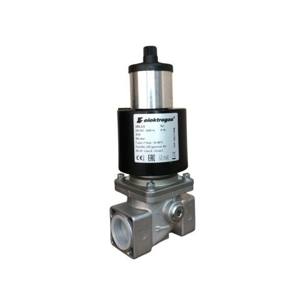 Elektromagnetni ventil za vazduh i gas Elektrogas VML3-5 Rp1" navojni Pmax=500mbar L=96mm