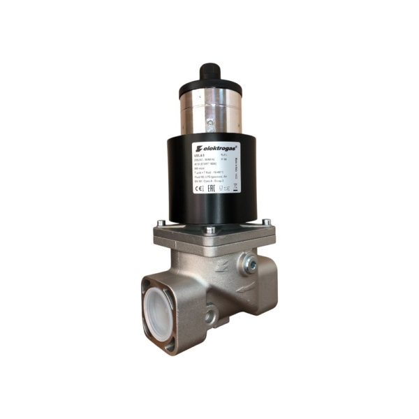 Elektromagnetni ventil za vazduh i gas Elektrogas VML4-5 Rp6/4" (1"1/2) navojni Pmax=500mbar L=153mm