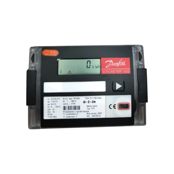 Kalorimetar Danfoss Sonometer1000 SHARKY qp1.5m3/h DN15 G3/4B Pt500 kWh